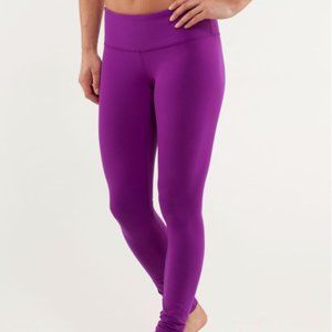 Lululemon Wunder Under Pant- Purple